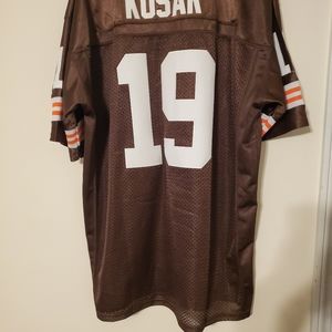 Cleveland  browns jersey  size  56 Bernie  Kosar